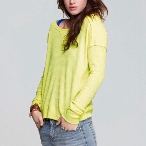 Free People Tops - Free People neon thermal